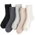 thumbnail image 1 of Fuzzy Socks for Women Gifts, Fluffy Cozy Plush Soft Slipper Socks for Fall Winter Christmas Warm Sleeping Home 6 Pairs, 1 of 7