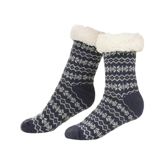 Fuzzy Socks for Women No Show Fall Fashion Must Haves Foot Warmer Ankle Cozy Winter Socks Blue