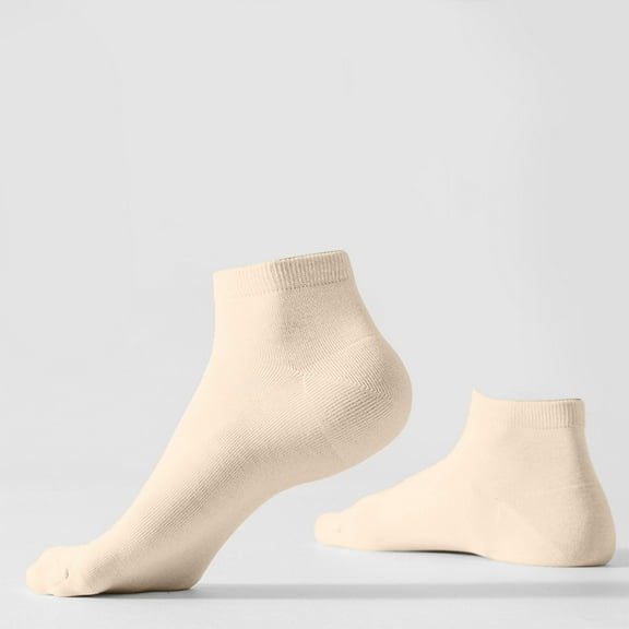 Fuzzy Socks for Women Summer Men's Socks Spring and Summer Short Socks Thin Breathable Socks Men's Sports Socks Khaki One Size