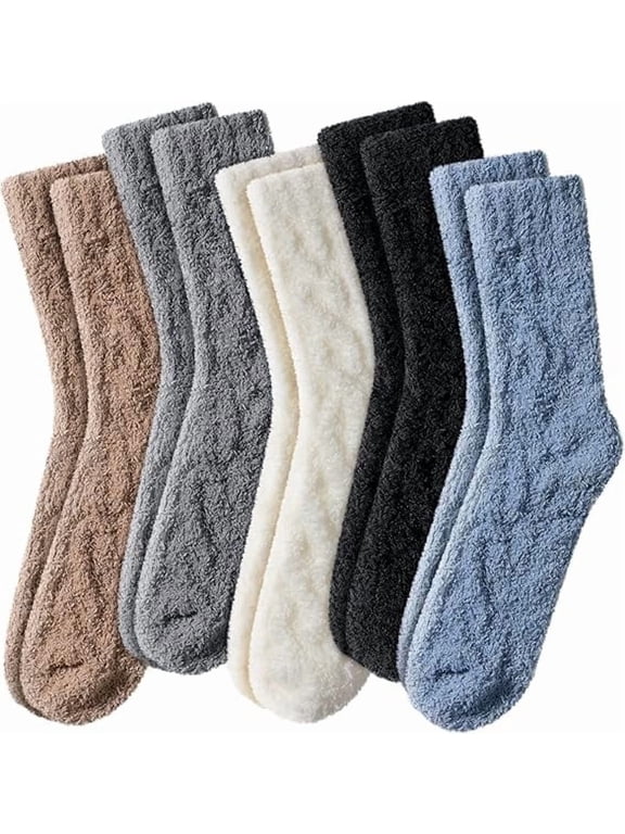 Fuzzy Socks for Women, Super Soft Cozy Slipper Socks for Women, Women's Winter Warm Sleeping Sock