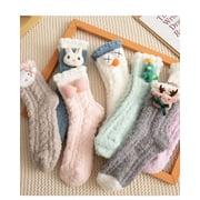 Fuzzy Socks for Women, Warm Soft Socks Thick Cozy Plush Sock Winter Christmas Socks for Women