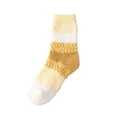 thumbnail image 1 of Fuzzy Socks for Women Winter Clothing Plush Fluffy Fleece Non-Slip Fitness Women Socks Yellow, 1 of 9