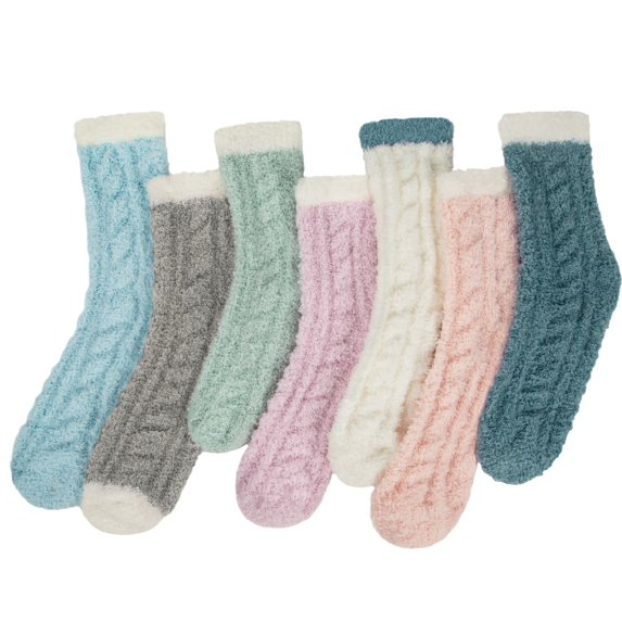 Fuzzy Socks for women Soft Fluffy Slipper Winter Warm Plush Socks Christmas Stocking Stuffers Gifts
