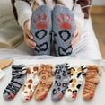 thumbnail image 1 of Fuzzy Socks with Tail- Fluffy Socks Women, Slipper Socks for Women, Thick Super Warm Fluffy Socks Cozy Socks, 1 of 4
