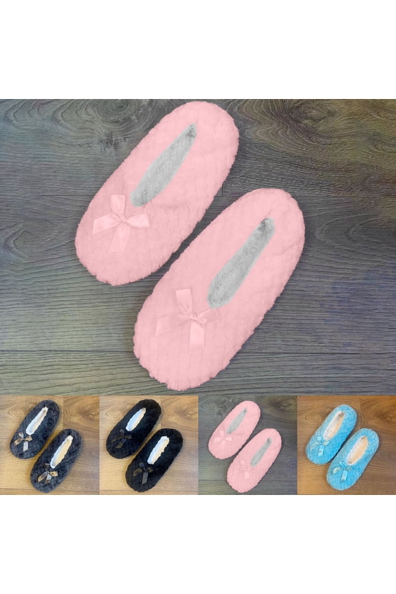 Fuzzy Women's Slippers Comfort Memory Foam House Slippers Plush Lining Bedroom Shoes Indoor Outdoor Dark Gray 42