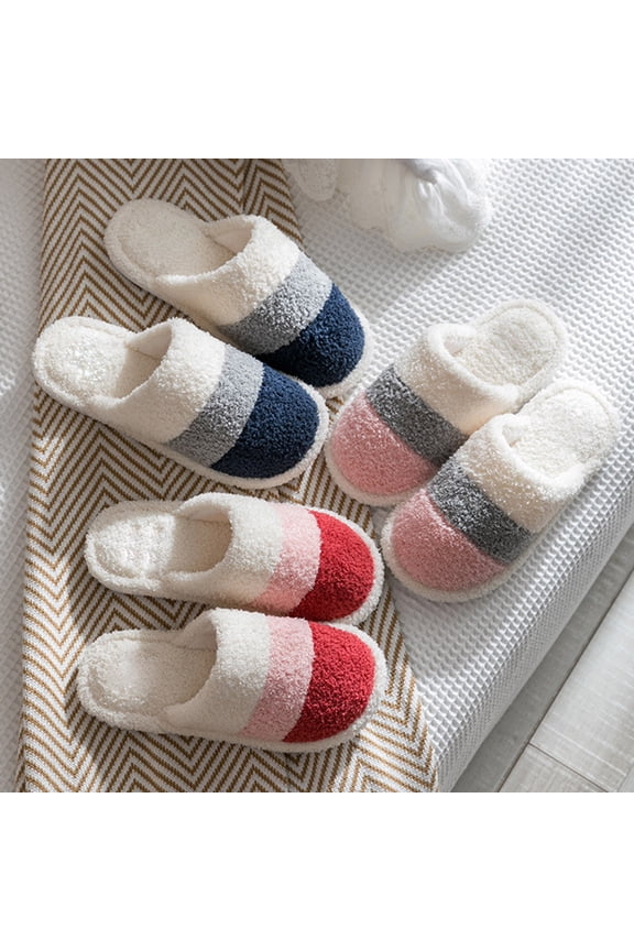 Fuzzy Womens Fuzzy House Slippers: Warm Plush Non Slip Everyday Soft Suitable Thoughtful Gift Mom Grandma In Winter Coffee 36