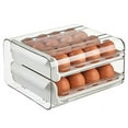thumbnail image 1 of Fvkrnyz Egg Holder for Refrigerator,2-Layered Egg Storage Box Drawer Type Refrigerator,Egg Container for Refrigerator BPA Free Refrigerator Organizer Bins,Stackable Egg Holder for Refrigerator, 1 of 6
