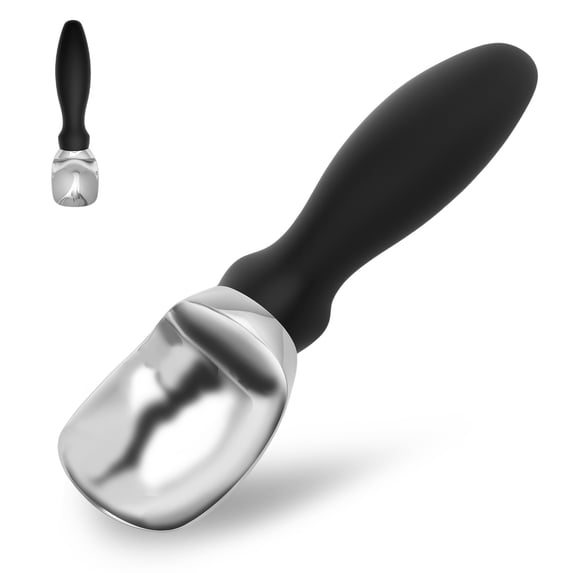 Fvkrnyz Ice Cream Scoop with Ergonomic Soft Grip Handle Professional Ice Cream Scooper Multifunctional Cookie Scoop