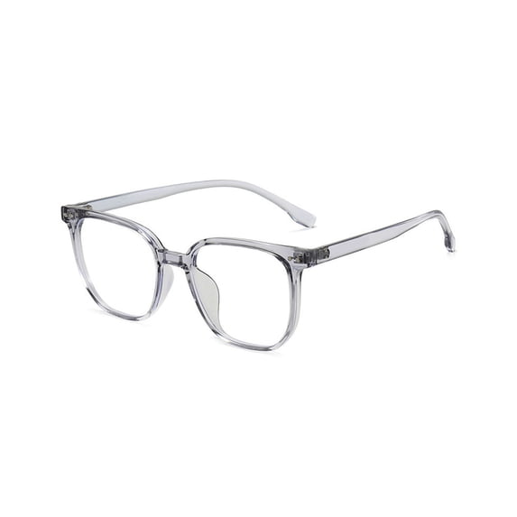 Fvsianol Anti blue Light Spectacles Blue Light Filter Glasses Blue Light Blocking Glasses Unisex Large Frame Clear View Strong Hinge Transparent with Brim Eye Protection Clear Bluelight