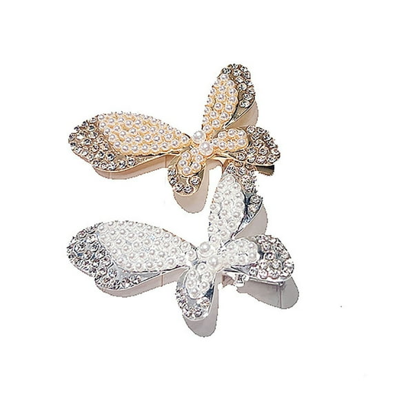 Fvsianol Duckbill Clips Women Hairpins Hair Clips Sparkling Vibrant Color Rustproof Metal Flower Hairpins