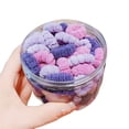 thumbnail image 1 of Fvsianol Hair Rope Ponytail Holder 100Pcs Hair Band Boxed High Elastic Assorted Small Reusable Soft Candy Color Women Girls Hair Tie Ponytail, 1 of 9