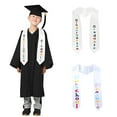thumbnail image 1 of Fvsianol Kid Graduation Stole Graduation Sash Cartoon Graduation Stole with Angled End Non slip Detachable Printed Design for Kids Graduation, 1 of 8