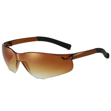 Fvsianol Women Men Sunglasses Riding Sunglasses Women Cycling Sunglasses Sunscreen Transparent Large Frame Windproof UV Clear View Eye Protection Riding Sunglasses Cycling