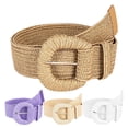 thumbnail image 1 of Fvsianol Women Waist Belt Dress Waistband Waist Belt Retro Bohemian Wide Handmade Pin Buckle Adjustable Clothing Accessories Women Pants Belt, 1 of 9