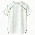thumbnail image 1 of Fwqbns Men's Raglan Sleeve Quick Dry T-Shirt Moisture Wicking Athletic Workout Tee Short Sleeve Running Shirt White, 1 of 5
