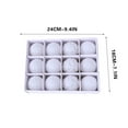 thumbnail image 1 of Fwttom 12 pcs Christmas Balls Ornaments, Holiday Flocking Christmas Shatterproof Ball, Christmas Ornaments Set Velvet Ornaments for Christmas Tree Decorations & Home Party Props, 1 of 3