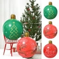 thumbnail image 1 of Fwttom 19.6 inch Large Inflatable Christmas Balls - Inflatable Christmas Decorations Outdoor Xmas Blow Ups Ornaments for Outside Holiday Yard Lawn Porch Decor, 1 of 7