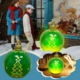 thumbnail image 1 of Fwttom 23.6" Christmas Inflatables Christmas Balls, Luminous Green Inflatable Christmas Decorations, Holiday Blow Up Christmas Decorations Outdoor for Garden, Patio, Yard & Home, 1 of 9