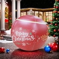 thumbnail image 1 of Fwttom 23.6 inch Large Inflatable Christmas Balls - Inflatable Christmas Decorations Outdoor Xmas Blow Ups Ornaments for Outside Holiday Yard Lawn Porch Decor, 1 of 5