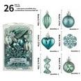 thumbnail image 1 of Fwttom 26pcs Christmas Ornaments Set - Painted Alien Christmas Ball Ornaments, Shatterproof Christmas Tree Ornaments for Wedding Party Christmas Decorations, Holiday Gifts, 1 of 5