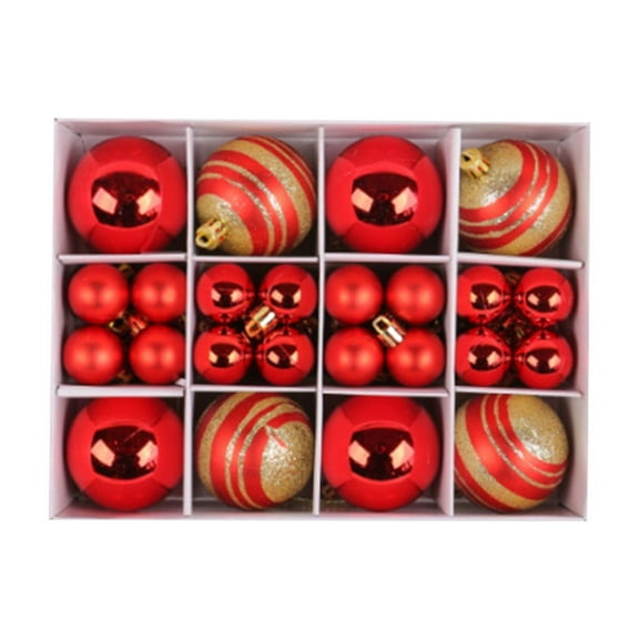 Fwttom 40pcs Christmas Ornaments - Christmas Ball Ornaments for Xmas Christmas Tree, Shatterproof Christmas Tree Ornaments for Holiday Wedding Party Indoor Outdoor