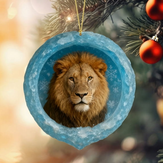 Fwttom Animal Christmas Ornaments - Cute Little Animals Hanging Christmas Tree Decorations, 2D Flat Small Accessories Xmas Holiday Decor