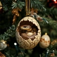 thumbnail image 1 of Fwttom Animal Christmas Tree Ornaments - Adorable Creatures 2D Flat Hanging Holiday Vacation Party Christmas Decorations, Lovely Gift for Family Friends, 1 of 6