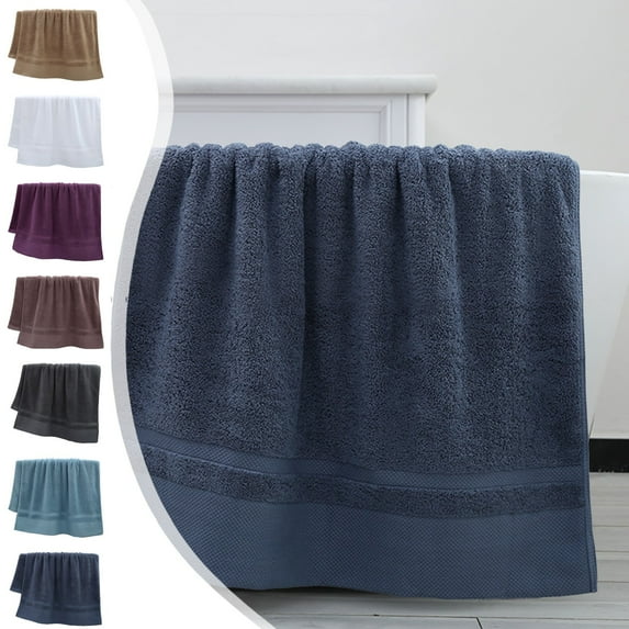 Fwttom Bath Towels, Microfiber Towels for Bathroom (50 X 100 Cm) - Large Size, Extra Absorbent, Quick Drying, Multipurpose Use As Bath Fitness Towel, Sports Towels, Beach Towel