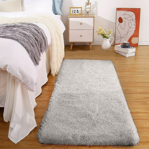 Fwttom Bathroom Rugs, Non Slip Soft Comfortable Water Absorption Thick Washer-safe Fluffy Bath Mats for Bathrooms, 40 x 80 cm Colorful Halloween Floor Mats for bedrooms or living rooms