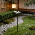 thumbnail image 1 of Fwttom Bird Feeder, Iron Ground Mounted Decorative Feeders, Wild Bird Feeders for Outdoors Garden, Patio & Backyard, Black, 1 of 6