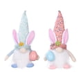 thumbnail image 1 of Fwttom Bunny Ear Easter Gnomes Handmade Faceless Spring Gnomes Decorations for Home Plush Tabletop Ornament, 1 of 6