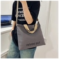 thumbnail image 1 of Fwttom Canvas Tote Bag, Hand Carry Crossbody Convertible Tote Purse, Machine-Washable Large Tote Bags for Women Makeup, Shopping, Travel, Commuting & Work Bag, 1 of 2