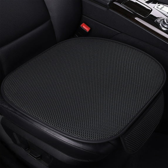 Fwttom Car Seat Cushion - Air Mesh Breathable Front Car Seat Protectors with Storage Pocket, Universal Fit Automotive Comfortable Seat Cushions for Cars Truck SUV Office Chair Home