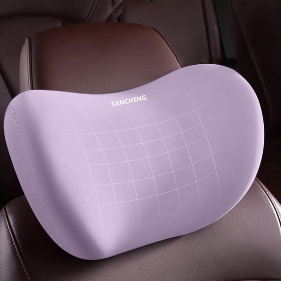 Fwttom Cervical Neck Pillow, Super Soft Car Headrest Pillow Foam Neck Pillow Airplane Car with Breathable Removable Cover Ergonomic Design, Travel Pillow for Neck/Back Pain Relief