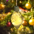 thumbnail image 1 of Fwttom Christmas Ball Ornaments, Transparent Glowing Hydrangea Christmas Tree Decorations with Led Lights, Christmas Balls for Xmas Tree, Party Decor & Holiday Gifts, 1 of 6