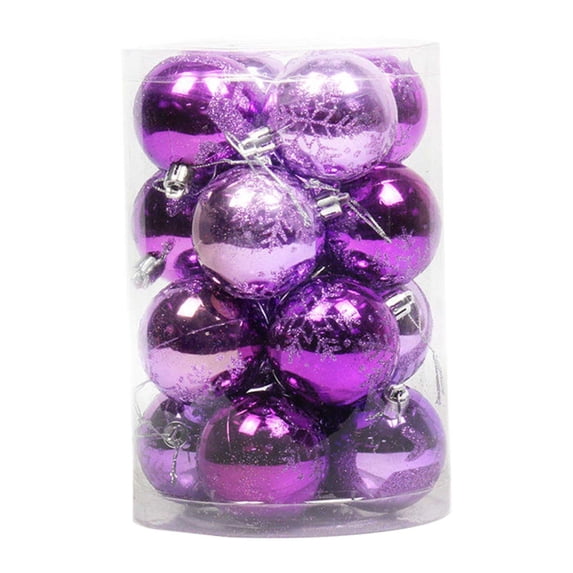 Fwttom Christmas Balls 16pcs - 2.36" Christmas Ball Ornaments for Xmas Tree, Shatterproof Hanging Christmas Ornaments Set for Holiday Wedding Party Christmas Tree Decorations