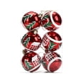 thumbnail image 1 of Fwttom Christmas Balls Ornaments, 6pcs Multiple styles Shatterproof Christmas Ornaments Set, Christmas Shatterproof Ball Xmas Tree Decor for Home Holiday Party, 2.3", 1 of 6