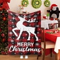 thumbnail image 1 of Fwttom Christmas Blanket, Cozy Xmas Large Reindeer Printed Super Warm Fleece Blanket, Christmas Throw Blanket for Couch Bedroom Sofa Office Napping, 1 of 6