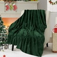 thumbnail image 1 of Fwttom Christmas Blanket, Soft Solid Color Christmas Throw Blanket for Couch, Holiday Nap Fleece Blanket for Office Home Sofa Bed Camping Festival Gifts, 1 of 6