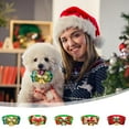 thumbnail image 1 of Fwttom Christmas Bow Pet Collar - Xmas Decorative Collar Pet Accessories with Bell, Cat Dog Collar for Puppy Kitten Small-Sized Pets, Christmas Decorations, 1 of 7