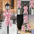thumbnail image 1 of Fwttom Christmas Bows Decor - Extra Large Bow Themed Birthday Party Decorations, Holiday Christmas Decoration Indoor Outdoor for Wreath Garland Xmas Tree, Pink, 1 of 7