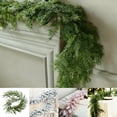 thumbnail image 1 of Fwttom Christmas Garland 6.2 ft - Greenery Cedar Garland Simulated Faux Plants, Soft Touch Christmas Decorations Outdoor Indoor for Holiday Thanksgiving Xmas, 1 of 7