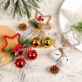 thumbnail image 1 of Fwttom Christmas Jingle Bells - Hanging Bells Ornaments Holiday Christmas Bells for Decorations Indoor Outdoor Xmas Tree Wreath Garland, 1 of 7