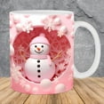 thumbnail image 1 of Fwttom Christmas Mugs - Ceramics Christmas Coffee Mugs with Adorable 3D Patterns, Exquisite Coffee Cups Xmas Holiday Gifts for Family Friends, 1 of 5