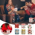 thumbnail image 1 of Fwttom Christmas Mugs - Ceramics Christmas Coffee Mugs with Adorable 3D Patterns, Exquisite Coffee Cups Xmas Holiday Gifts for Family Friends, 1 of 6
