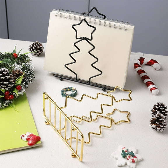 Fwttom Christmas Napkin Holder for Table, Modern Metal Napkin Holders For Paper Napkins Kitchen Tables And Countertops Cocktail Napkin Rack For Indoor And Outdoor Use