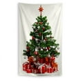 thumbnail image 1 of Fwttom Christmas Tapestry Wall Hanging - Aesthetic Christmas Tree Decorations Wall Tapestry for Bedroom, Living Room, Dorm, Cute Bedroom Decor, 49" x 27", 1 of 1