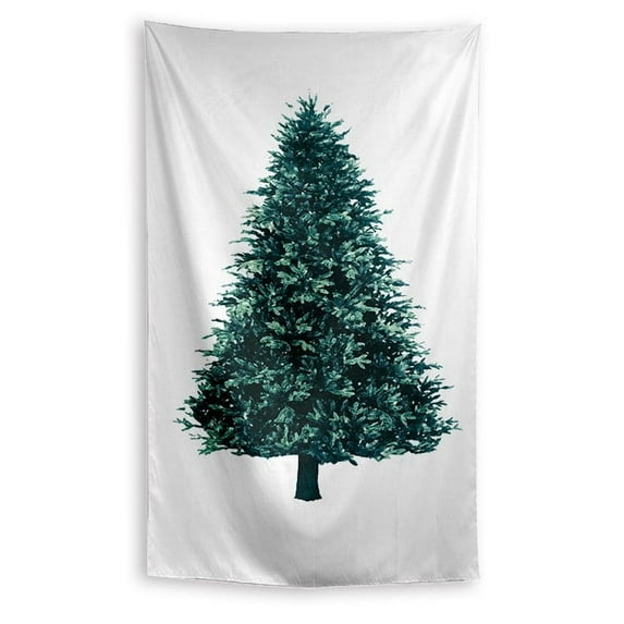 Fwttom Christmas Tapestry Wall Hanging - Aesthetic Christmas Tree Decorations Wall Tapestry for Bedroom, Living Room, Dorm, Cute Bedroom Decor, 49" x 27"