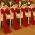thumbnail image 1 of Fwttom Extra Large Velvet Bows Chair Cover Decoration - Christmas Bows Decor Party Birthday Decoration Indoor, 1 of 9