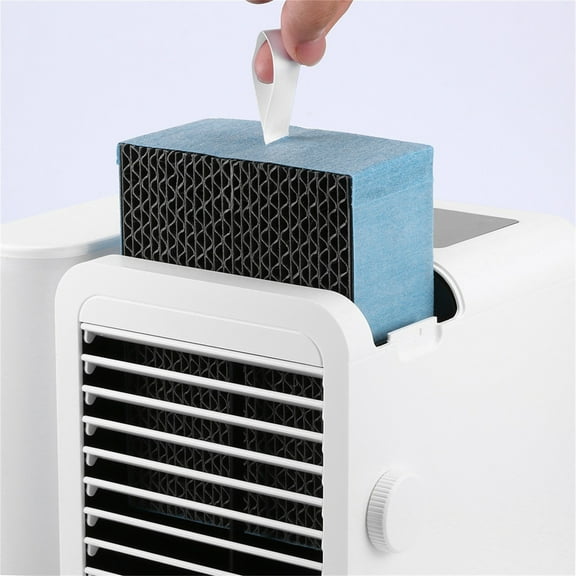 Fwttom Cooling Fan, 3-in-1 Personal Miniature Air Conditioning Fan, Cooling, Humidifying, Purifying Desk Fans That Blow Cold Air, Standing Fan for Bedroom Home Office